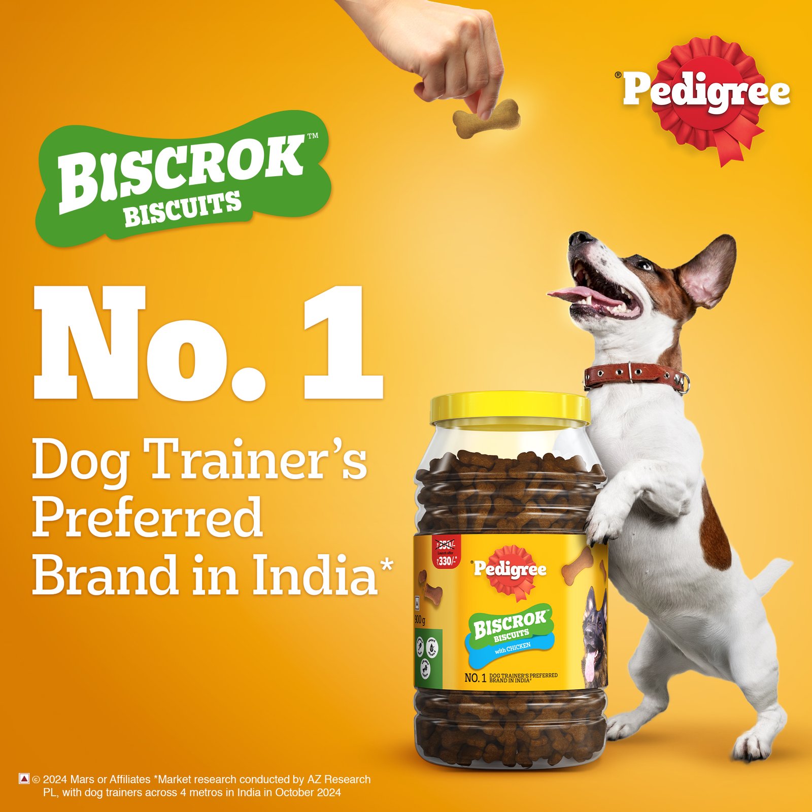 Ped Biscrok with Chicken biscuits 900gx15