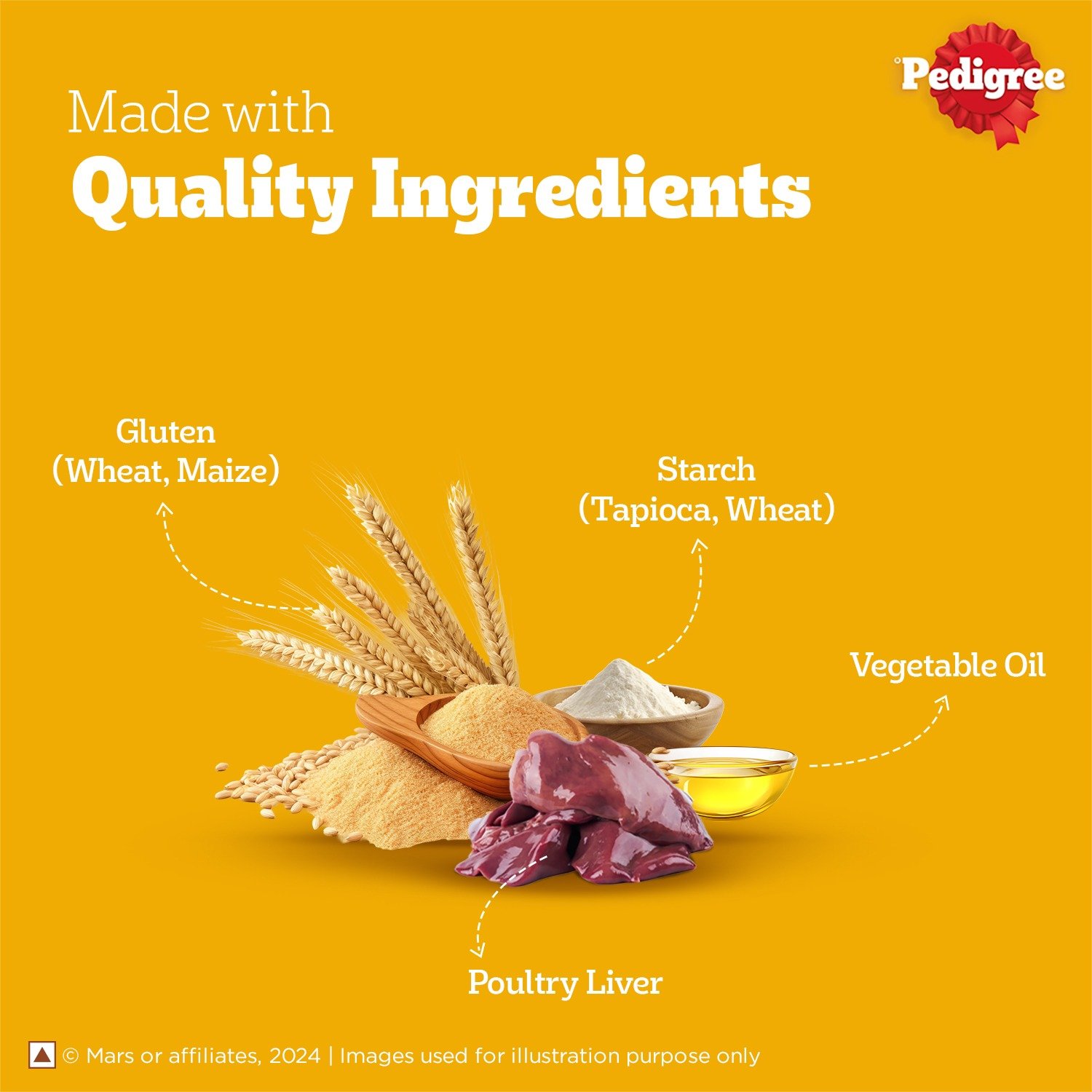 Pedigree Tasty Jerky Dog Treat Roasted Lamb Flavour 70 G