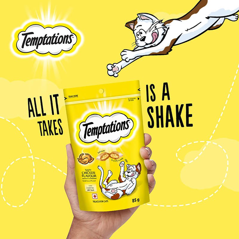 Temptations Cat Treat, Tasty Chicken Flavour - 85 g
