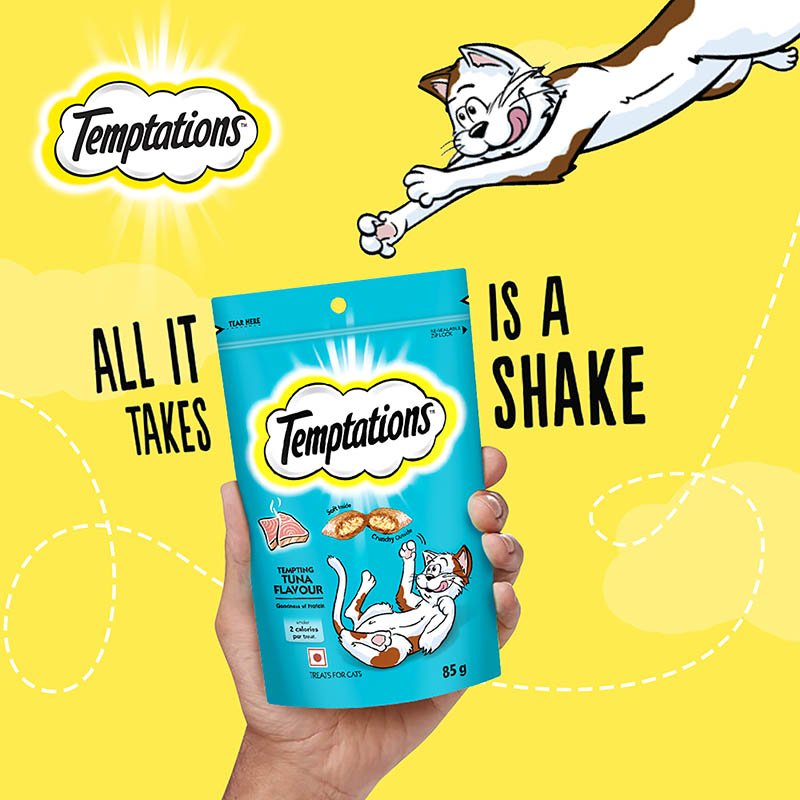 Temptations Cat Treat, Tempting Tuna Flavour - 85 g