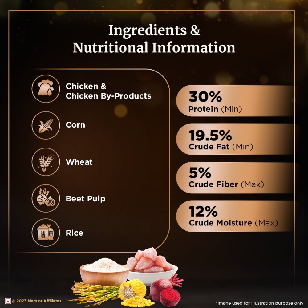 Sheba Kitten and Adult, Irresistible Dry Cat Food, Chicken Flavour, 1.5kg Pack