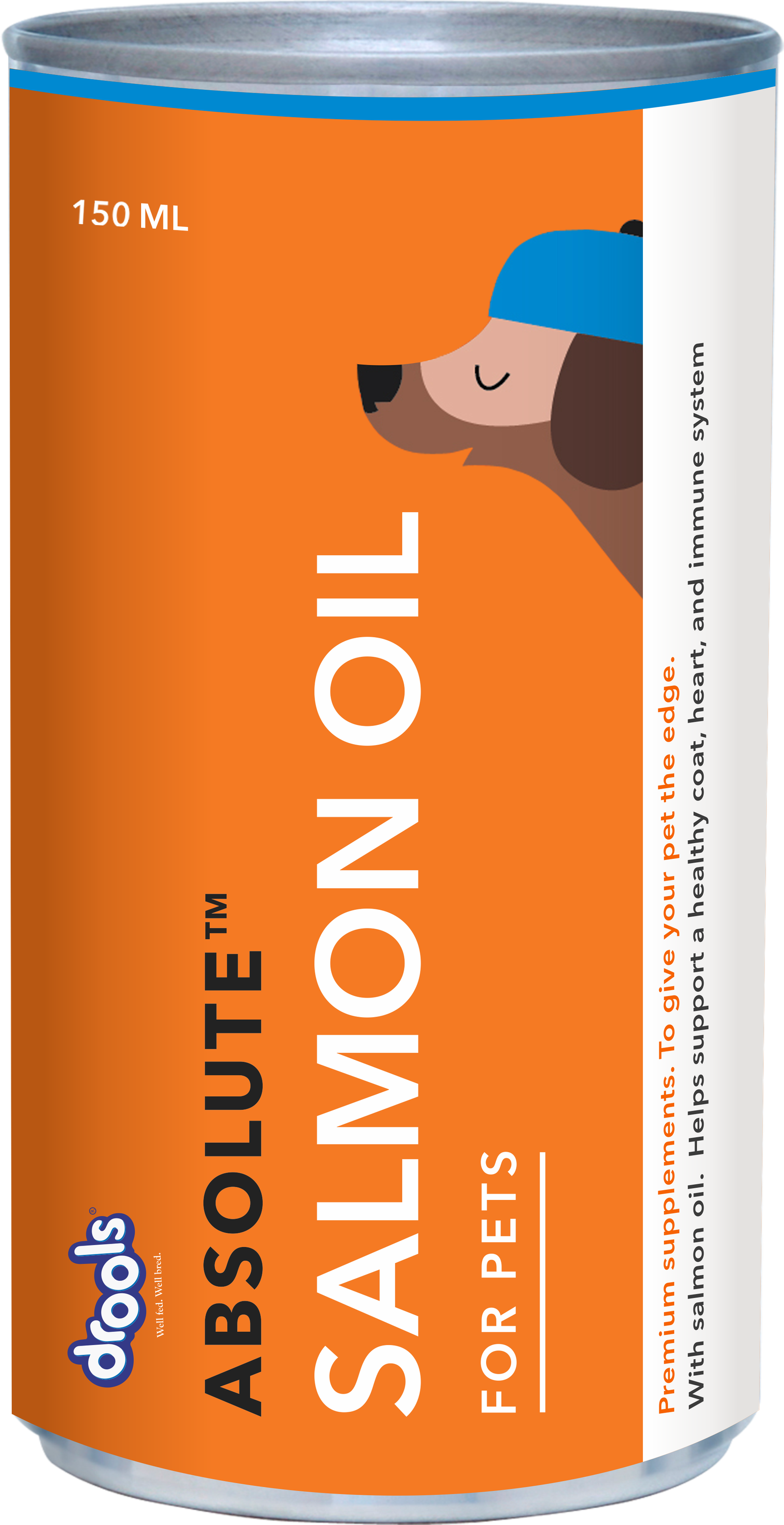 Drools Absolute Salmon Oil Syrup - Dog Supplement