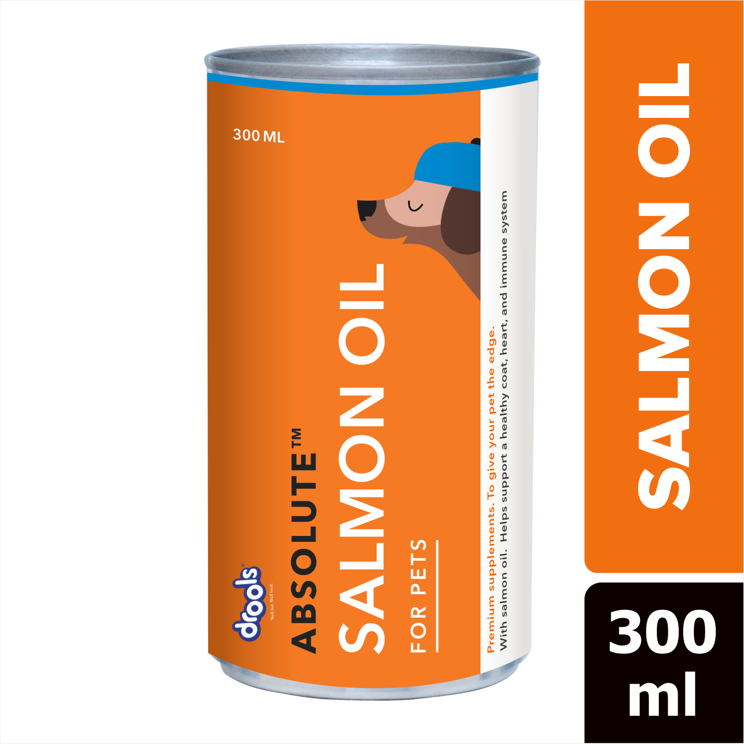 Drools Absolute Salmon Oil Syrup- Dog Supplement