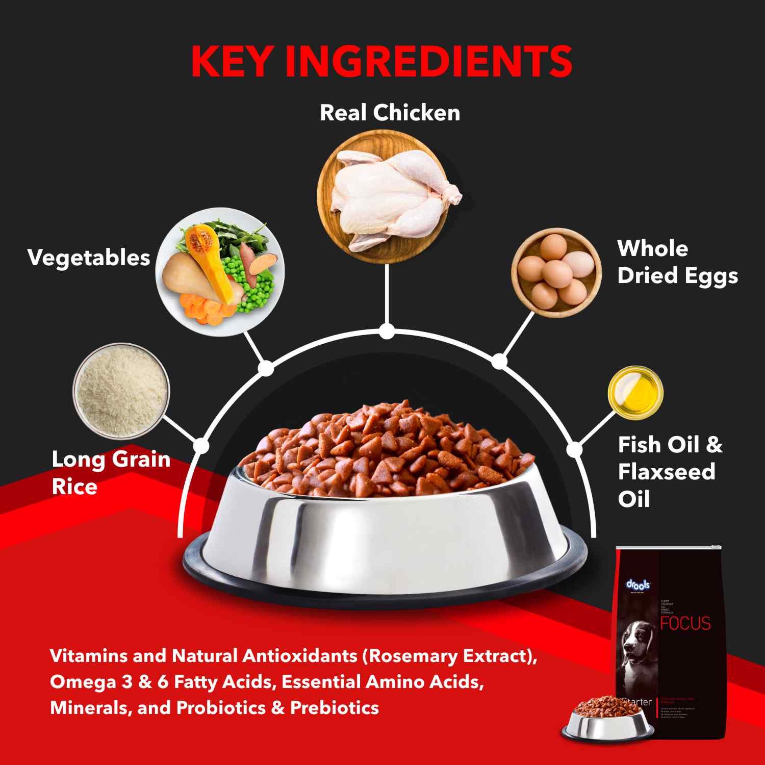 Drools Focus Starter Super Premium Dog Food