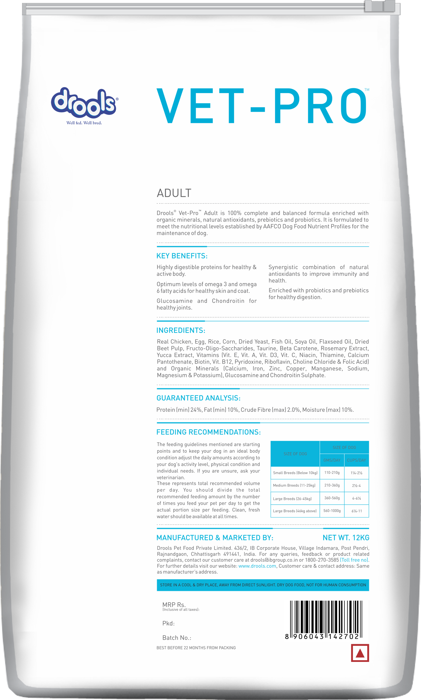 VET-PRO Adult Dry Dog Food