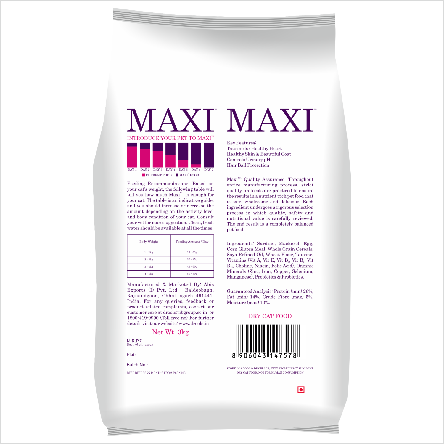 Maxi Persian Cat Food (Buy 1 Get 1 Free )