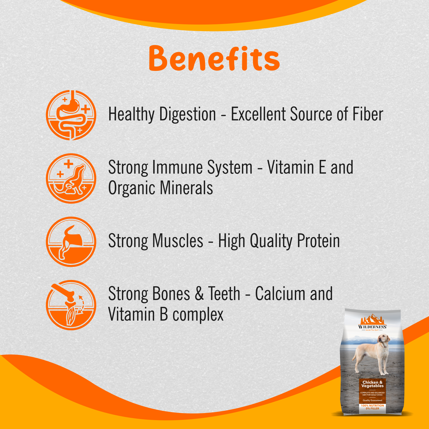 Wilderness Chicken and Vegetables Adult Dog Food ( Buy 1 Get 1 Free)