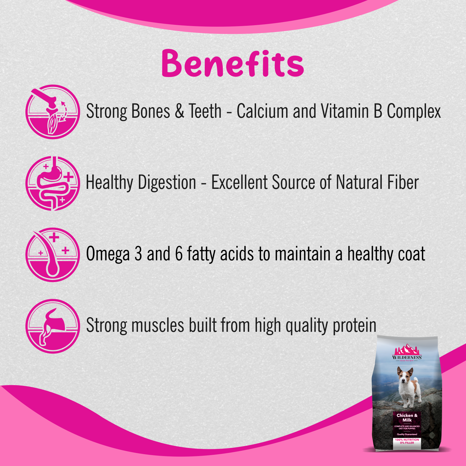 Wilderness Chicken and Milk Puppy Dog Food ( Buy 1 Get 1 Free)