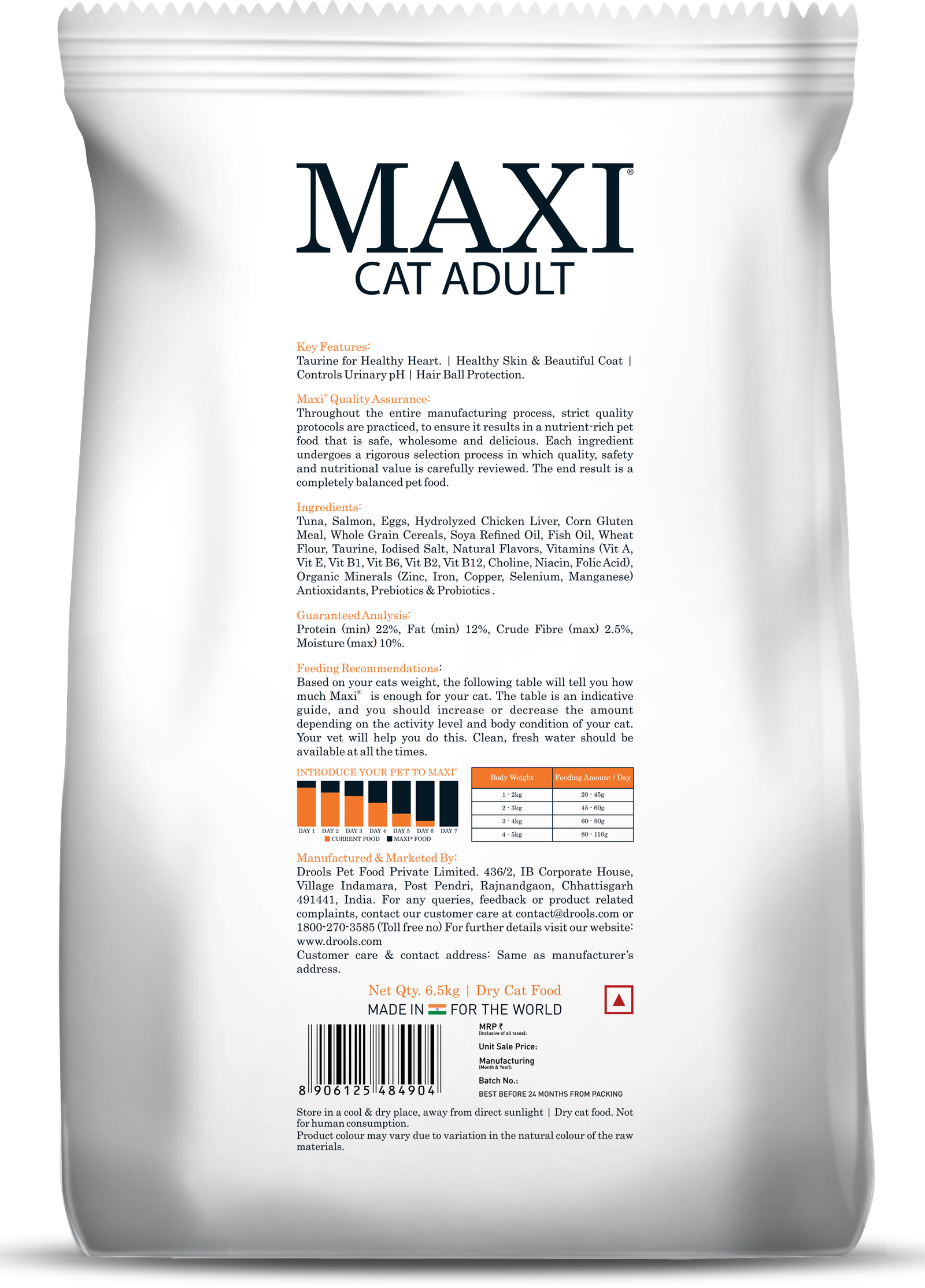 Maxi Tuna & Salmon Dry Cat Food