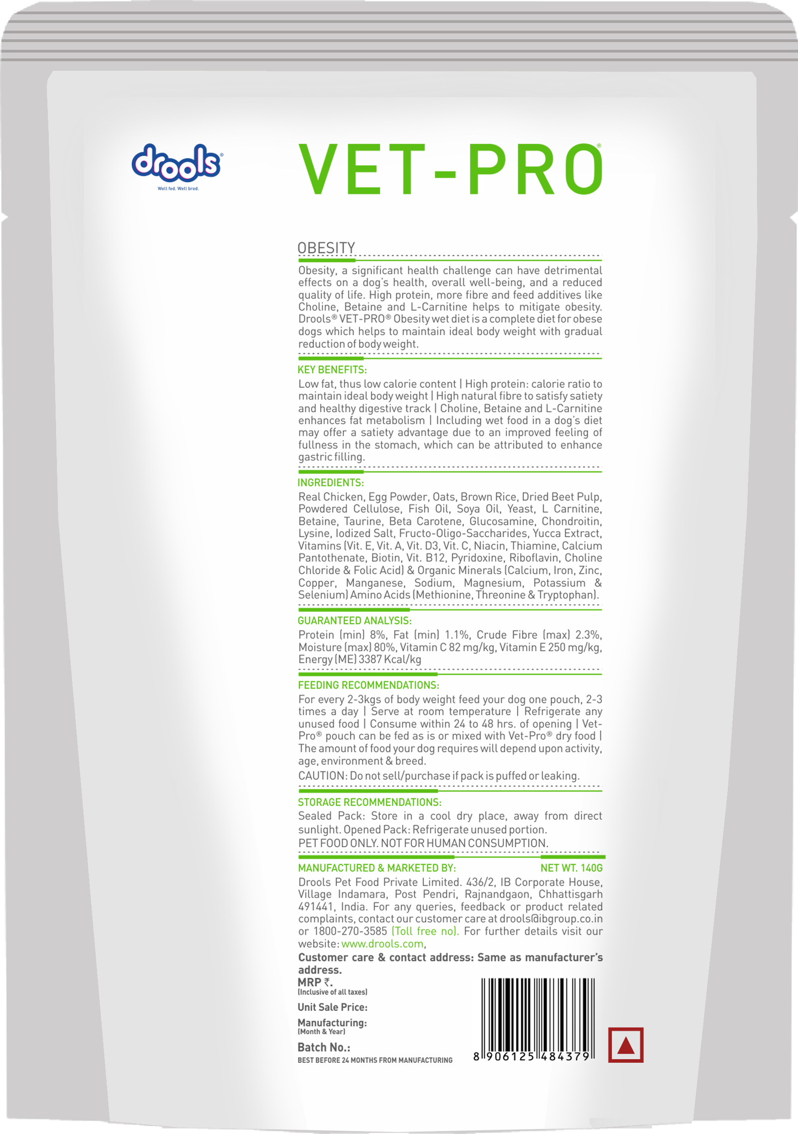 VET-PRO Obesity Gravy Dog Wet Food