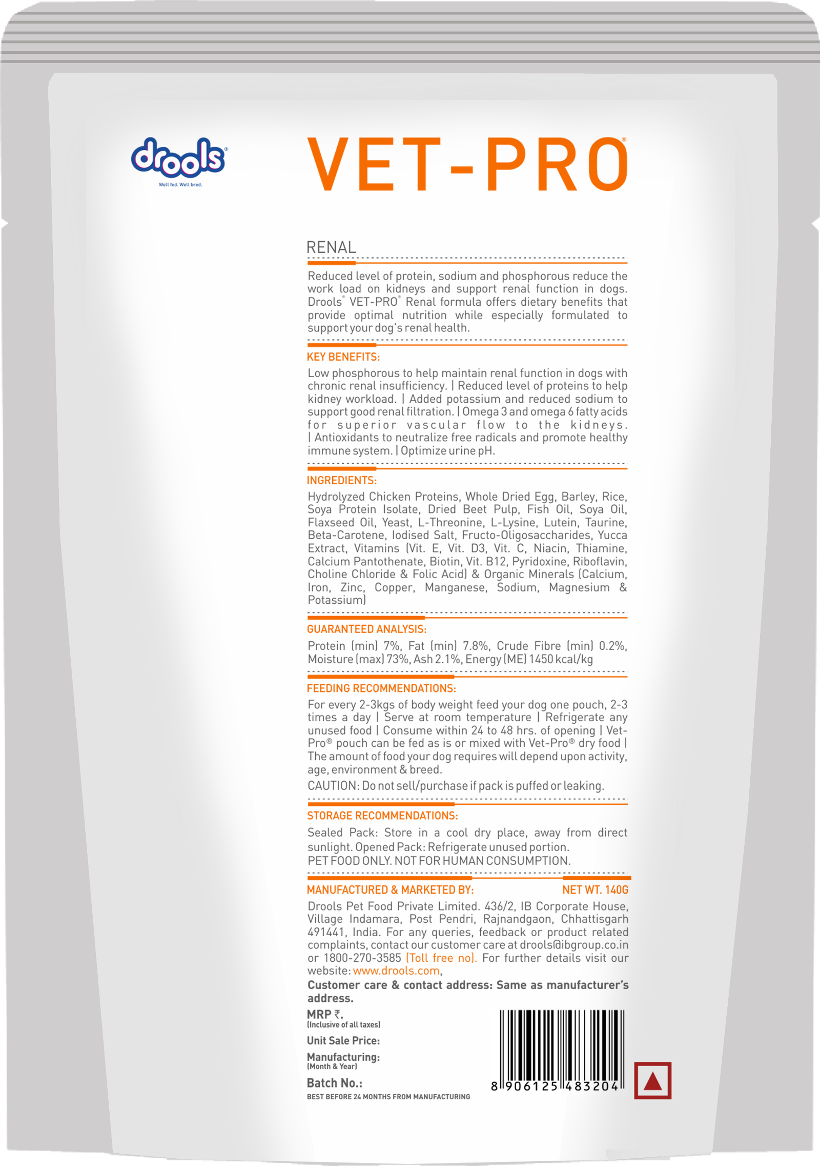 VET-PRO Renal Gravy Dog Wet Food