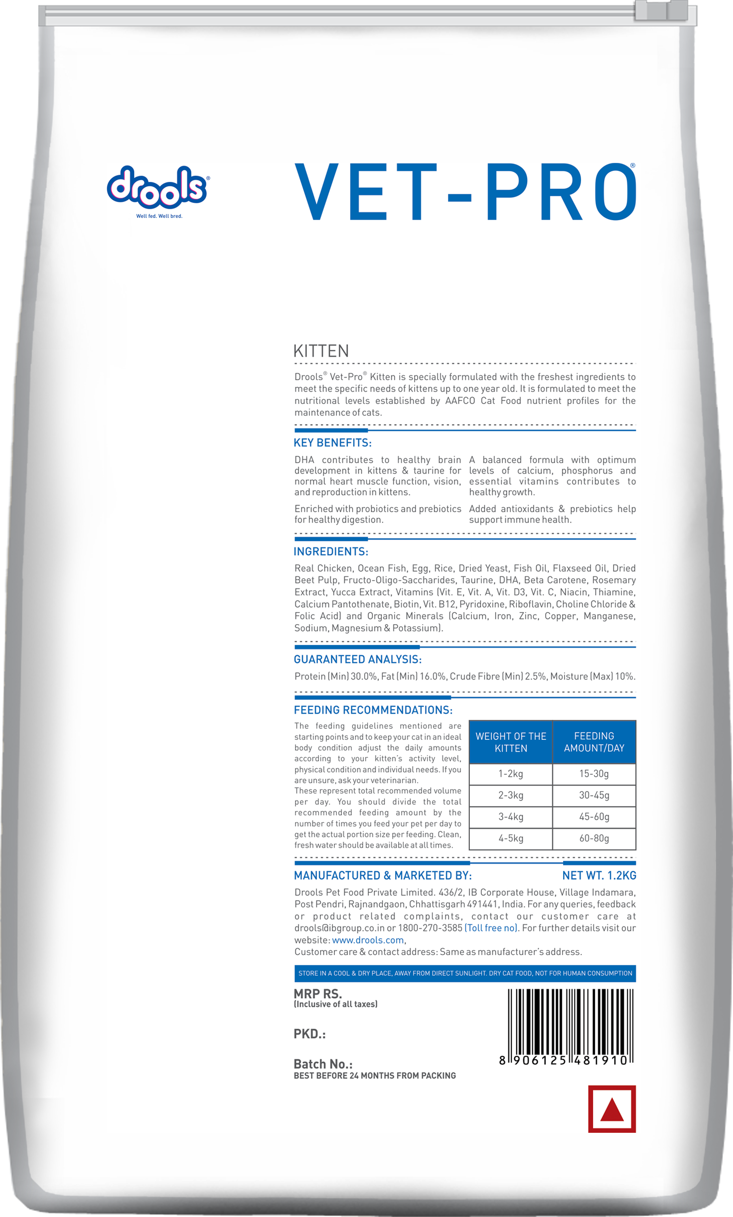 VET-PRO Kitten Dry Cat Food