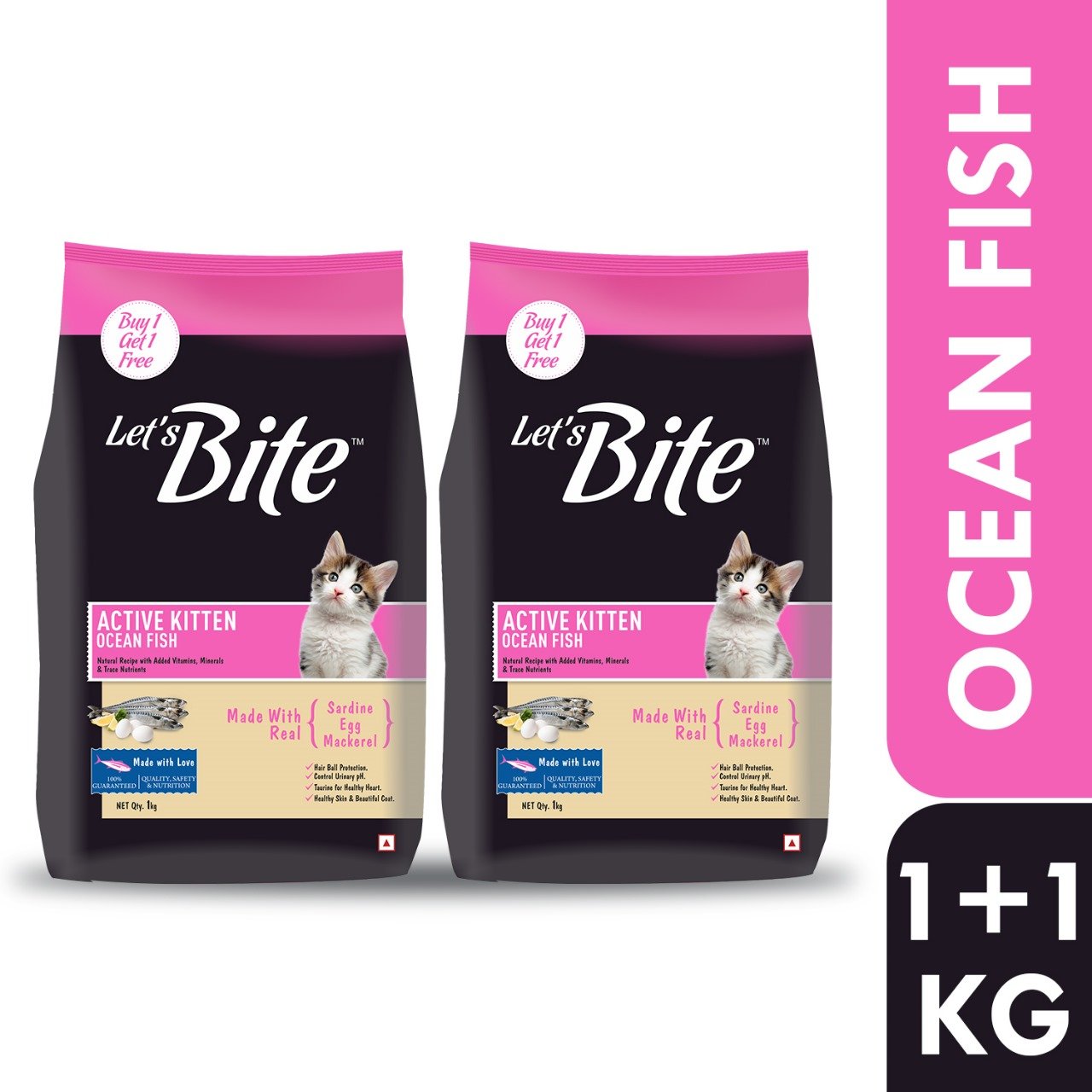 Let's Bite Active Kitten Dry Cat Food