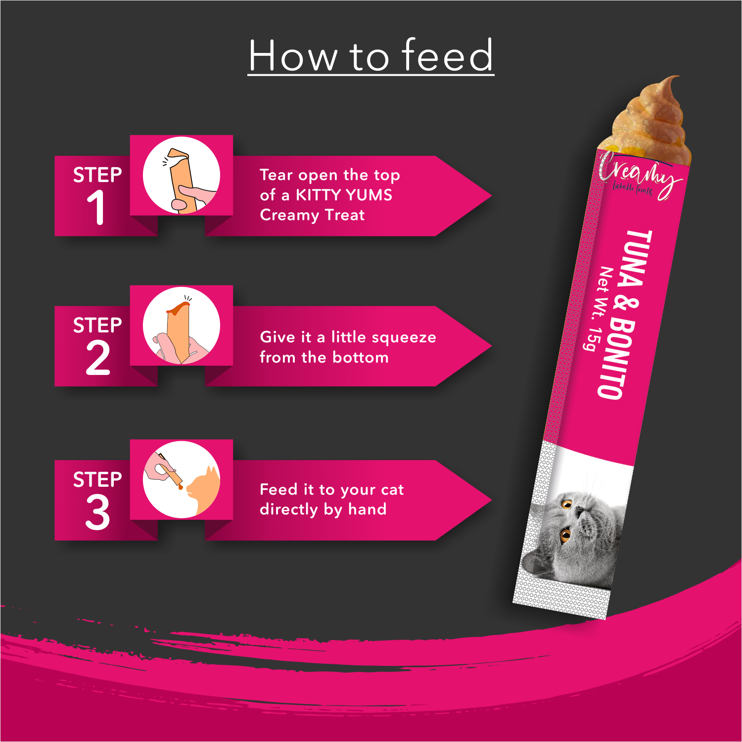 Kitty Yums Creamy Tuna & Bonito