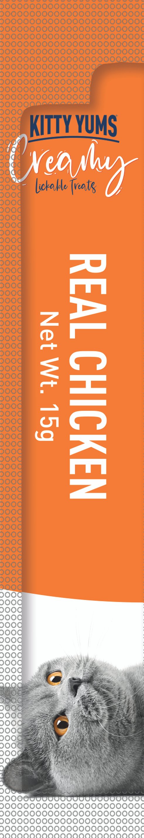 Kitty Yums Creamy Real Chicken