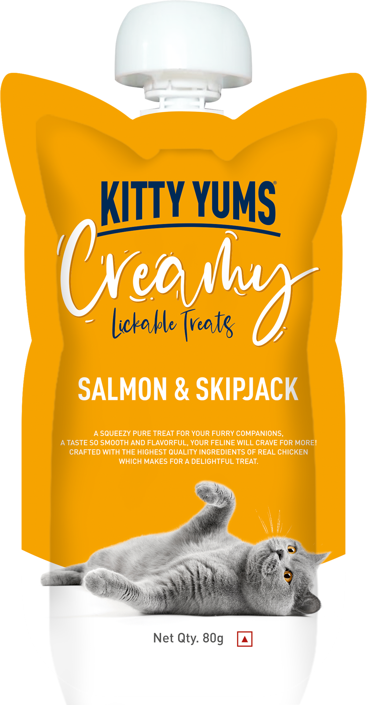 Kitty Yums Creamy Salmon&Skipjack