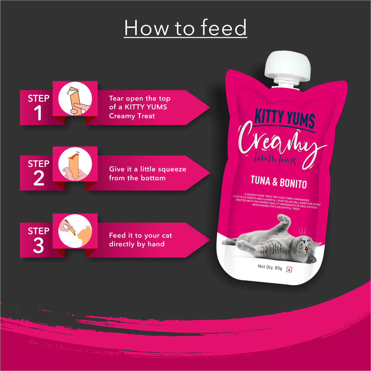 Kitty Yums Creamy Tuna & Bonito