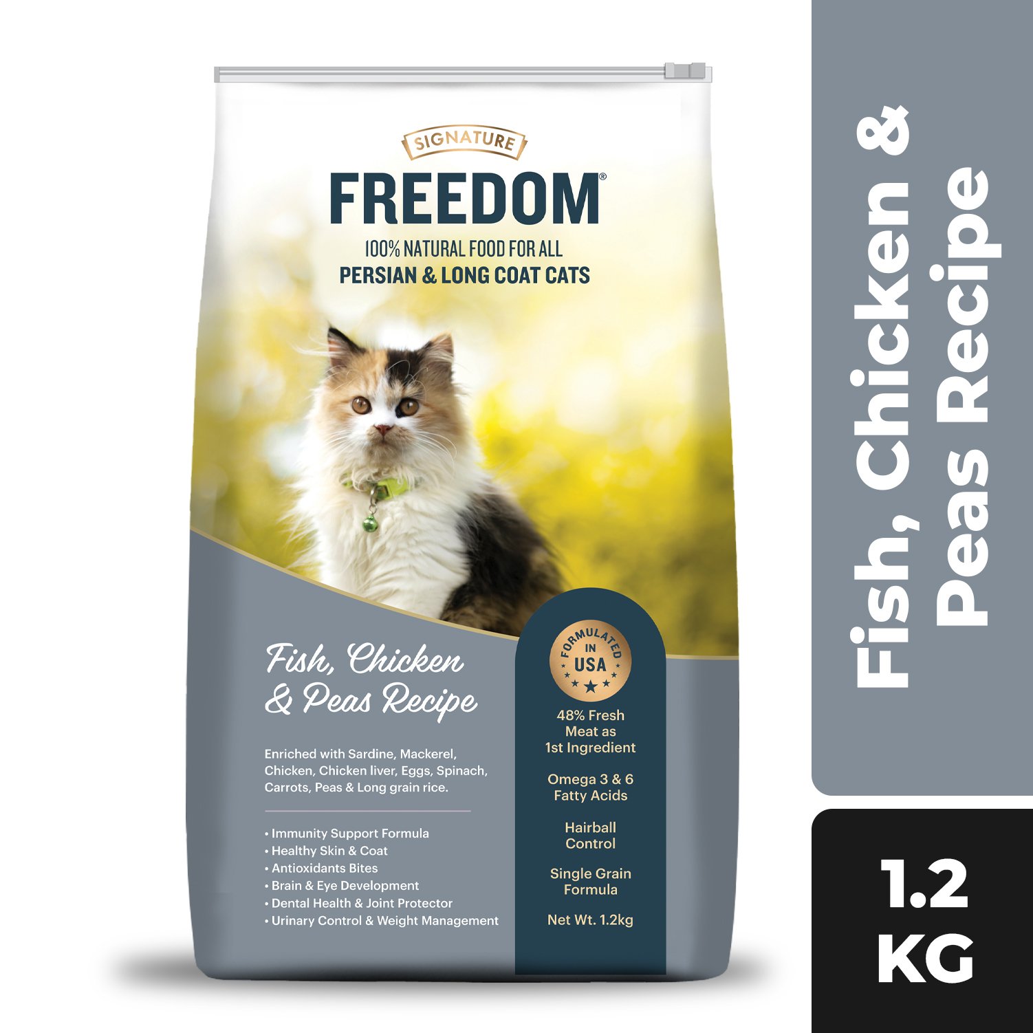 Freedom Persian Fish,Chicken &peas Recipe Dry Cat Food