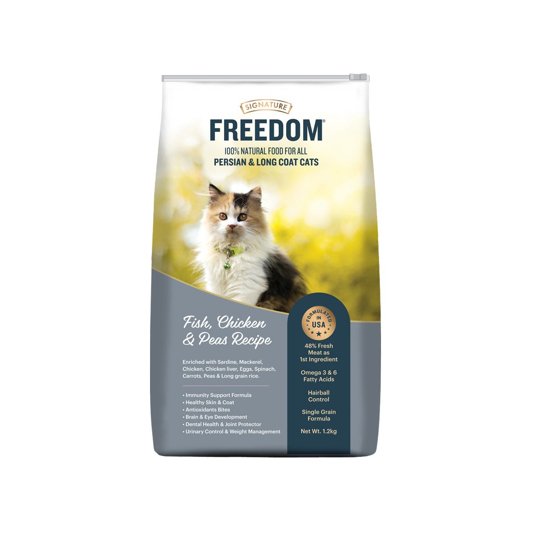 Freedom Persian Fish,Chicken &peas Recipe Dry Cat Food