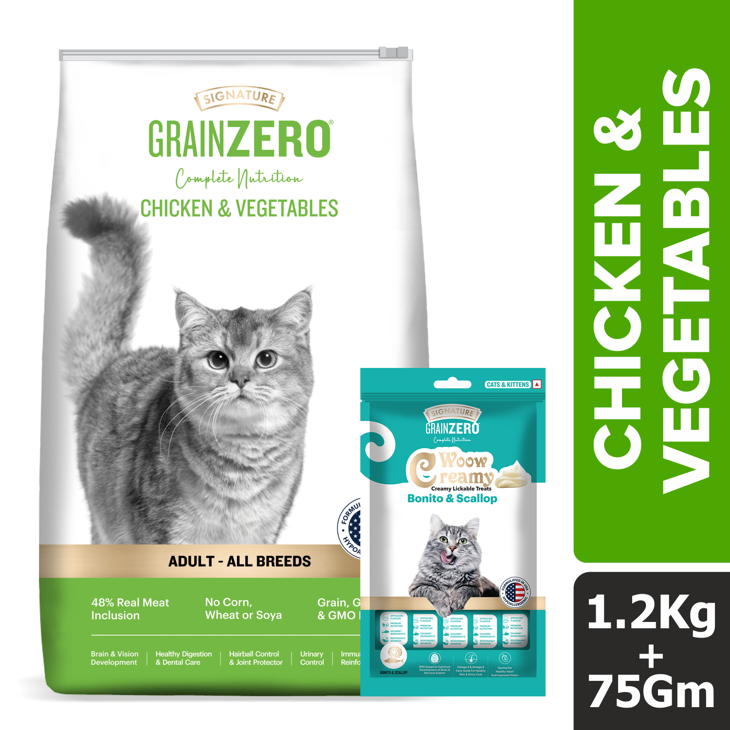 Grain Zero Creamy Lickable Cat treat Crab
