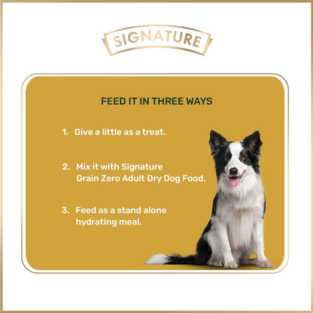 Grain Zero Real Chicken Gravy for Adult Wet Dog Food