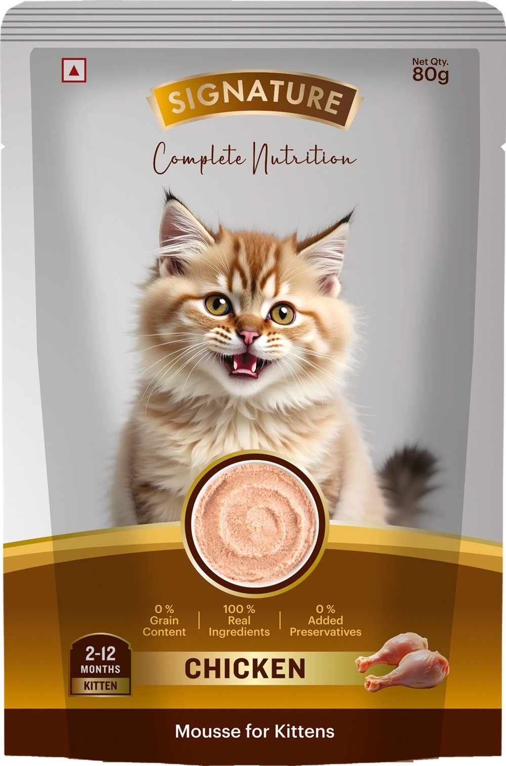 Signature Grain Zero Chicken Mousse Kitten Wet Food