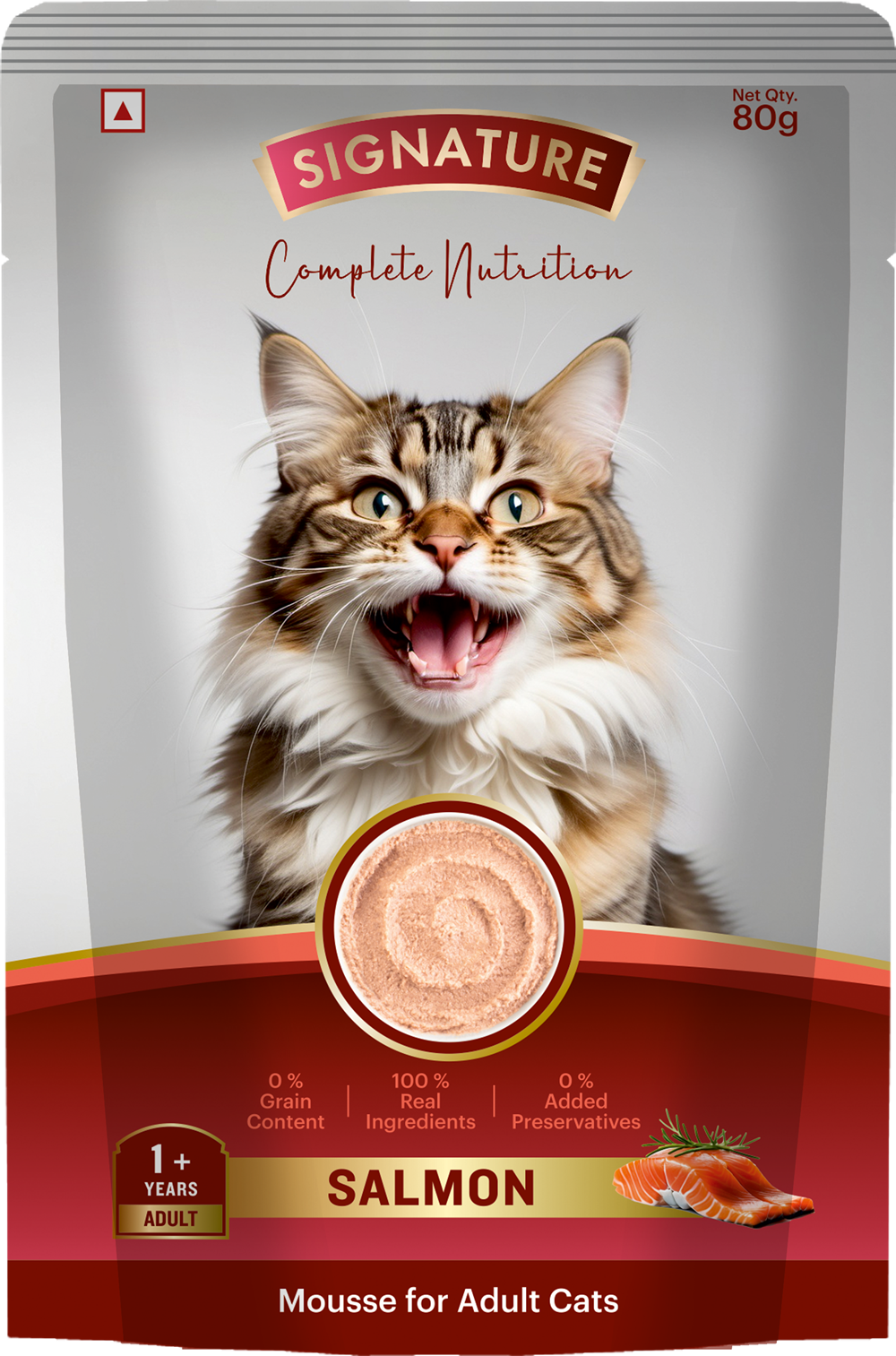 Signature Grain Zero Salmon Mousse Adult Cat Wet Food