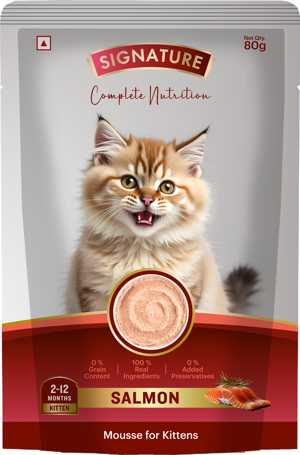Signature Grain Zero Salmon Mousse Kitten Wet Food