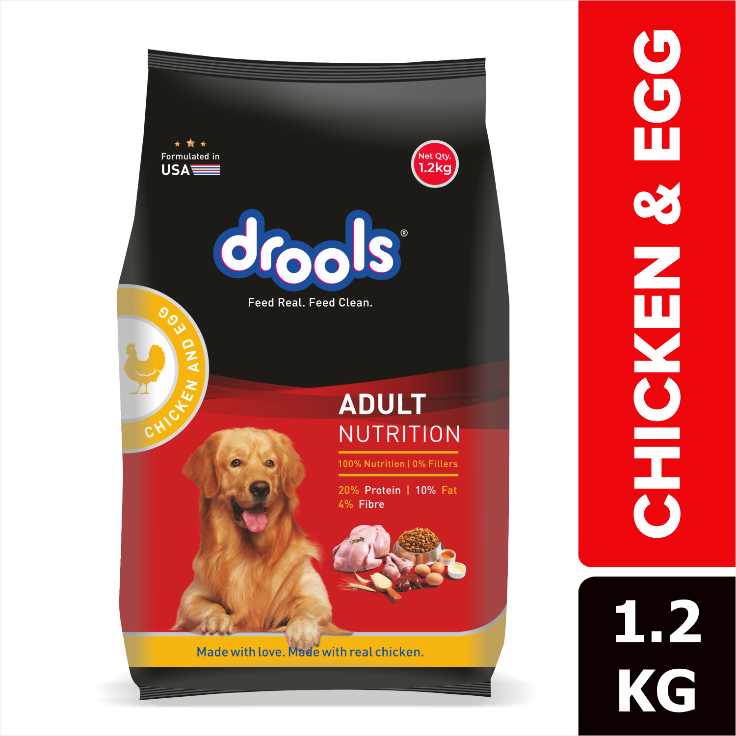Drools Chicken and Egg Adult Dog Food