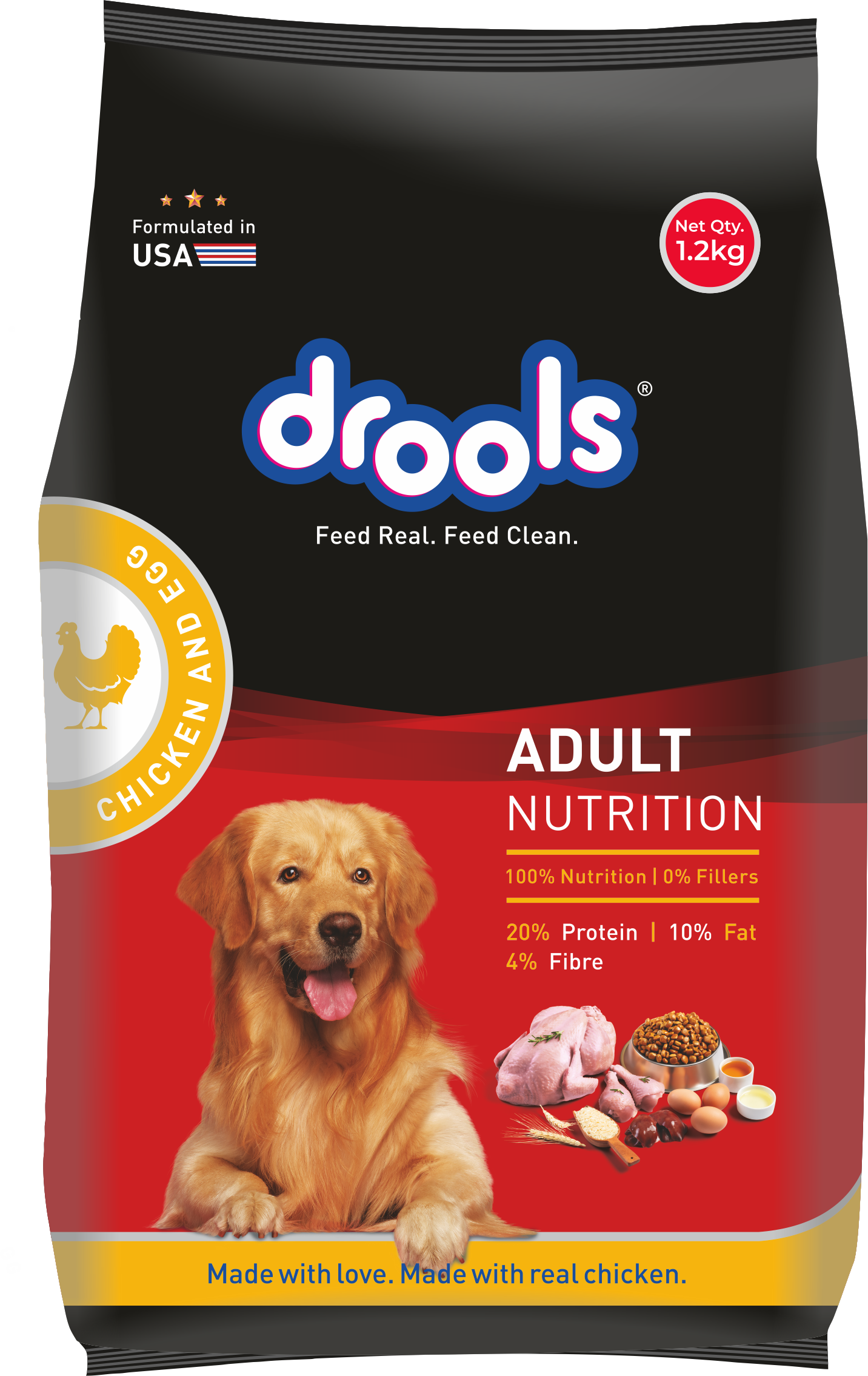 Drools Chicken and Egg Adult Dog Food