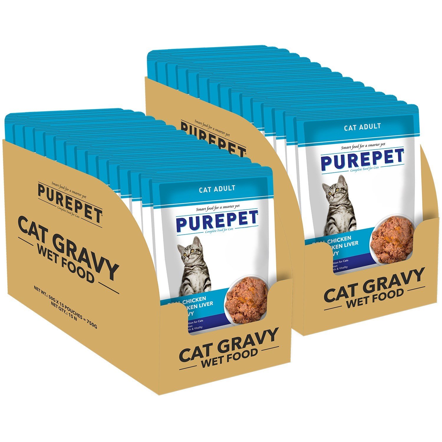 Purepet Cat Real Chicken & Liver gravy