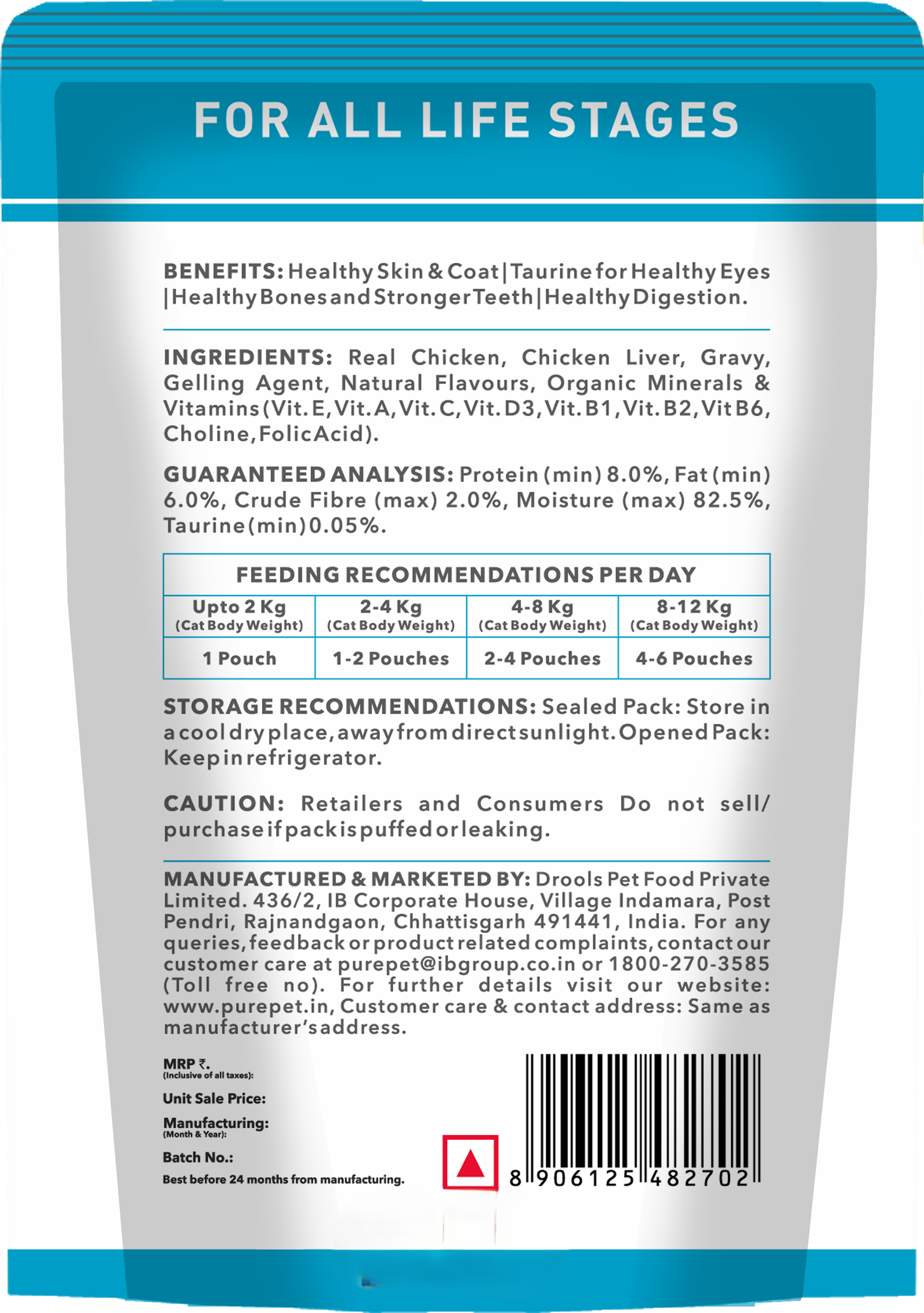 Purepet Cat Real Chicken & Liver gravy