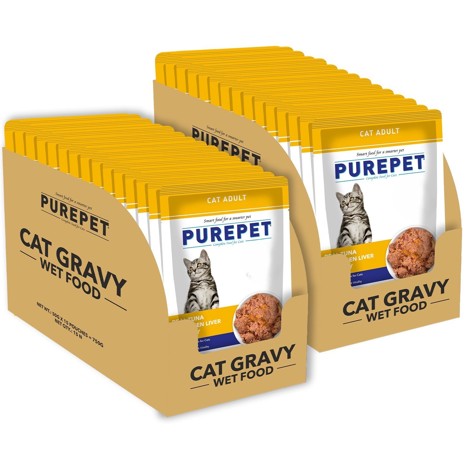 Purepet Cat Real Tuna in Gravy Cat Wet Food