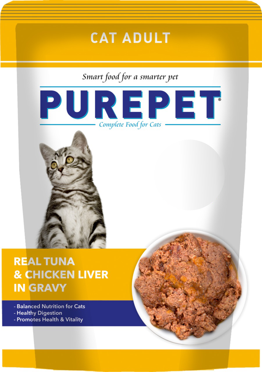 Purepet Cat Real Tuna in Gravy Cat Wet Food