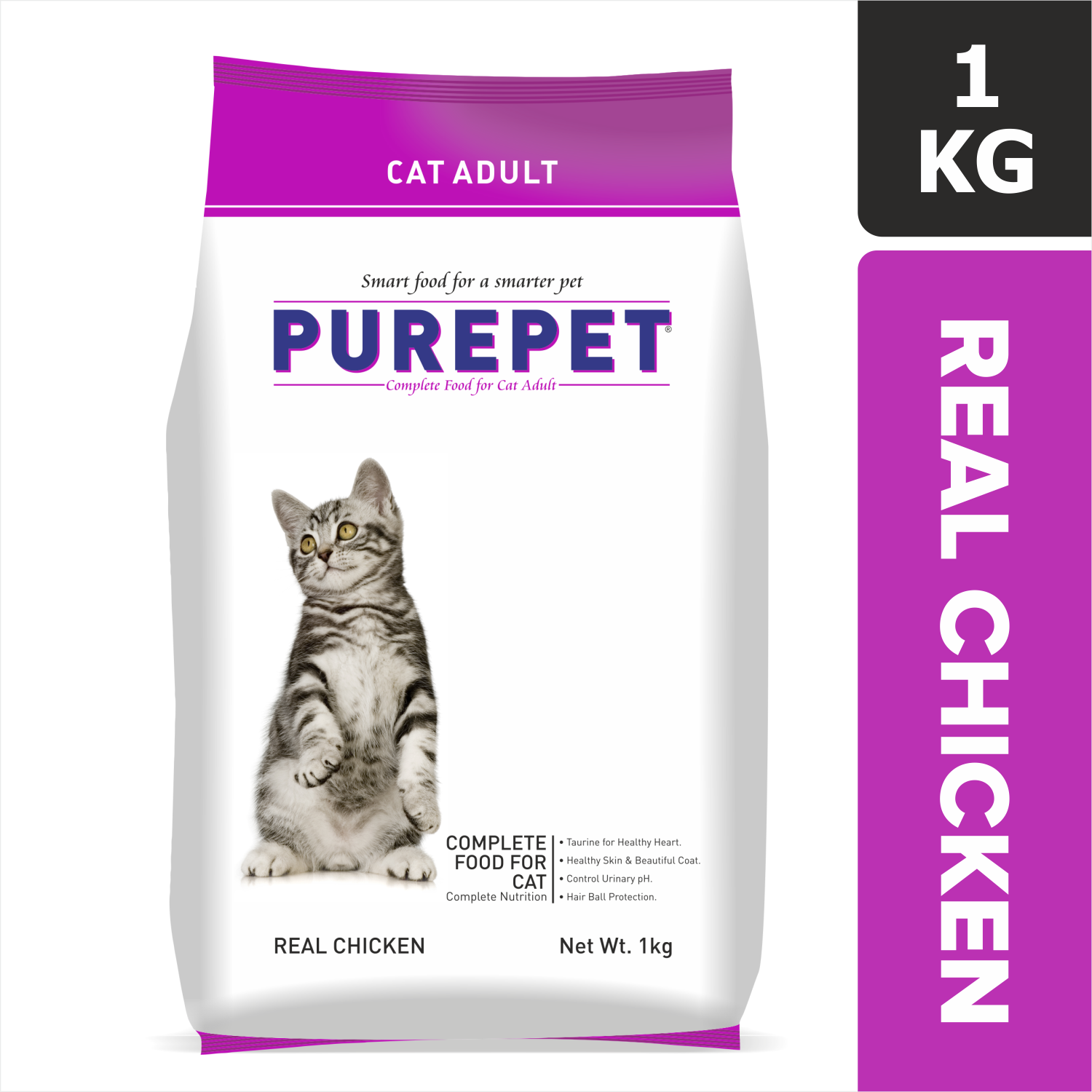 Purepet Real Chicken Dry Adult Cat Food