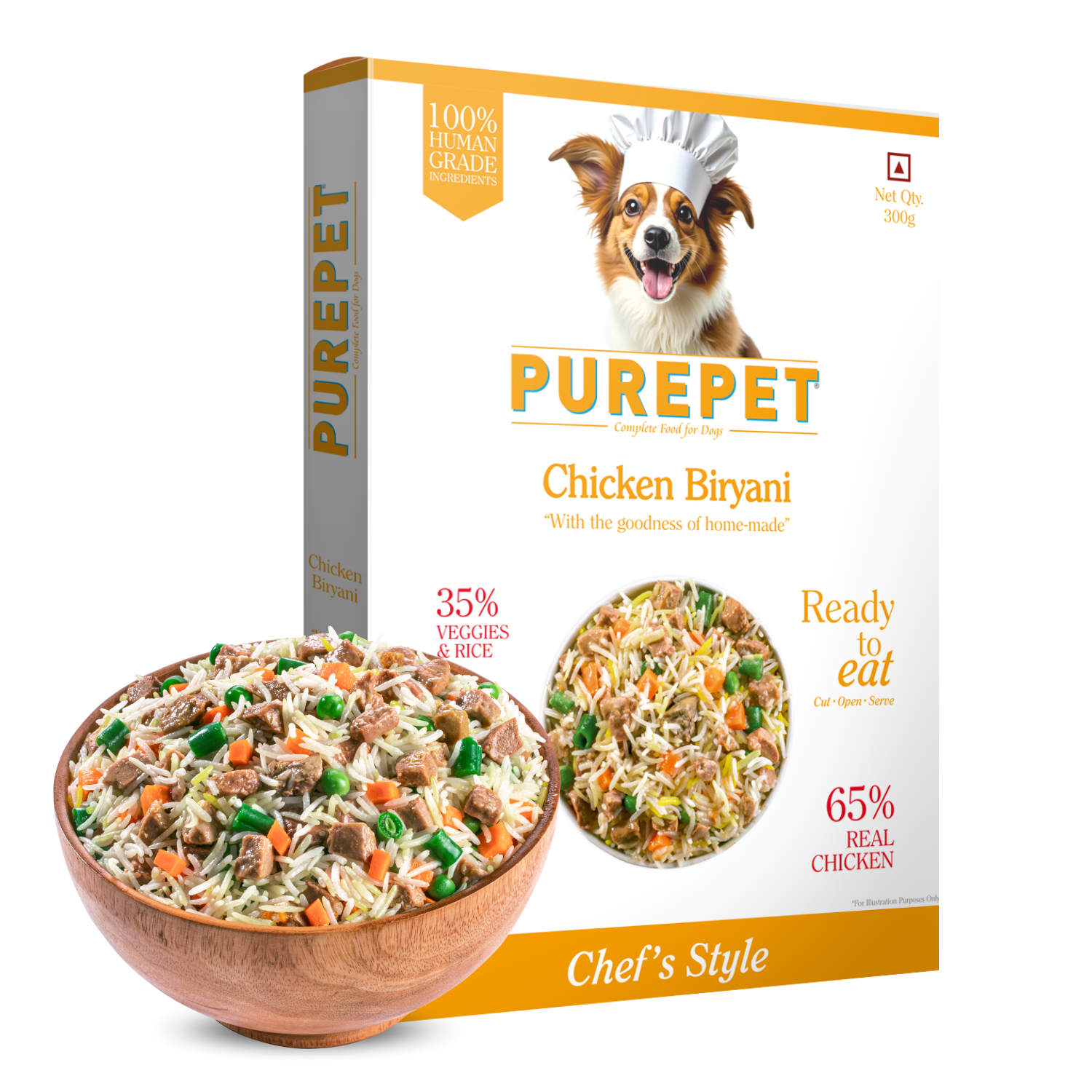 PurePet Chicken Biryani Fresh Dog Food