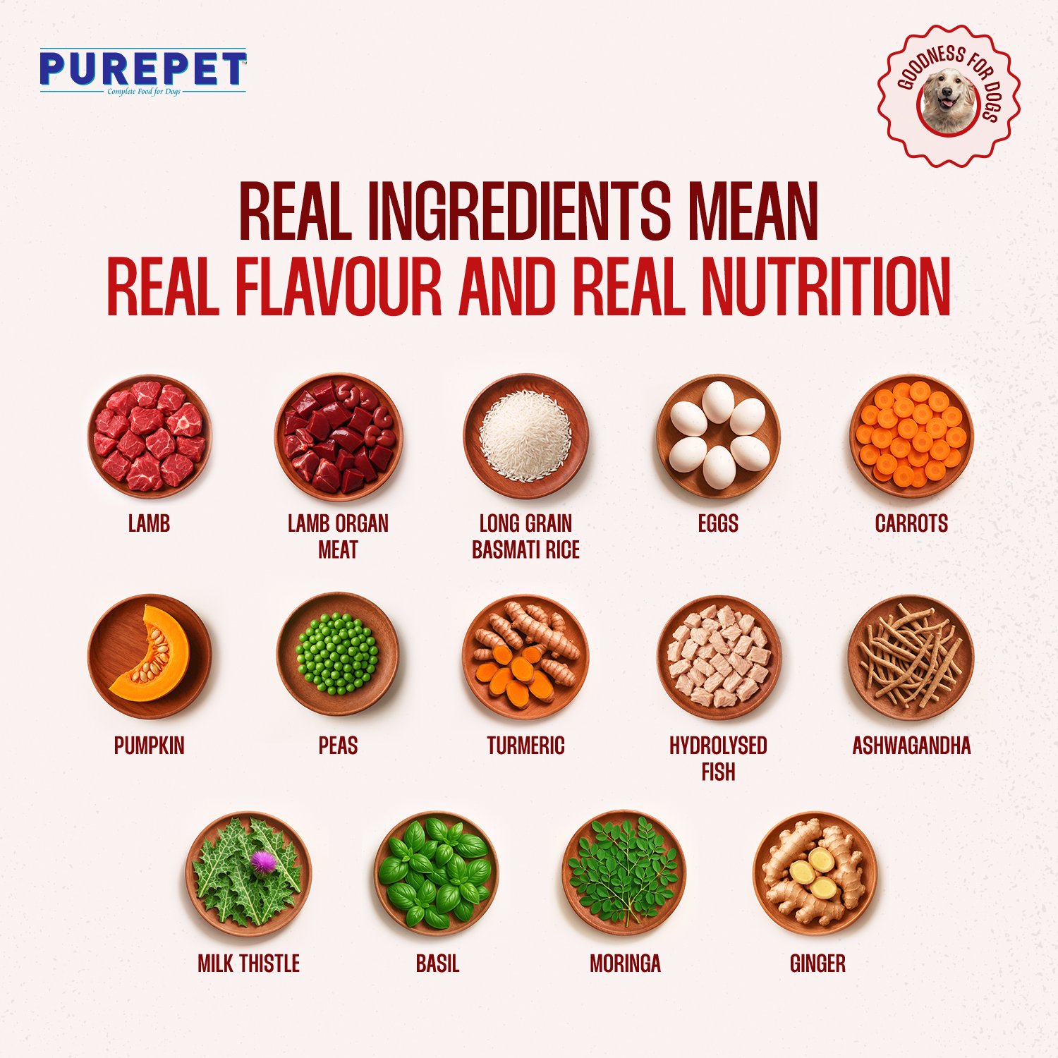 PurePet Mutton Biryani Fresh Dog Food