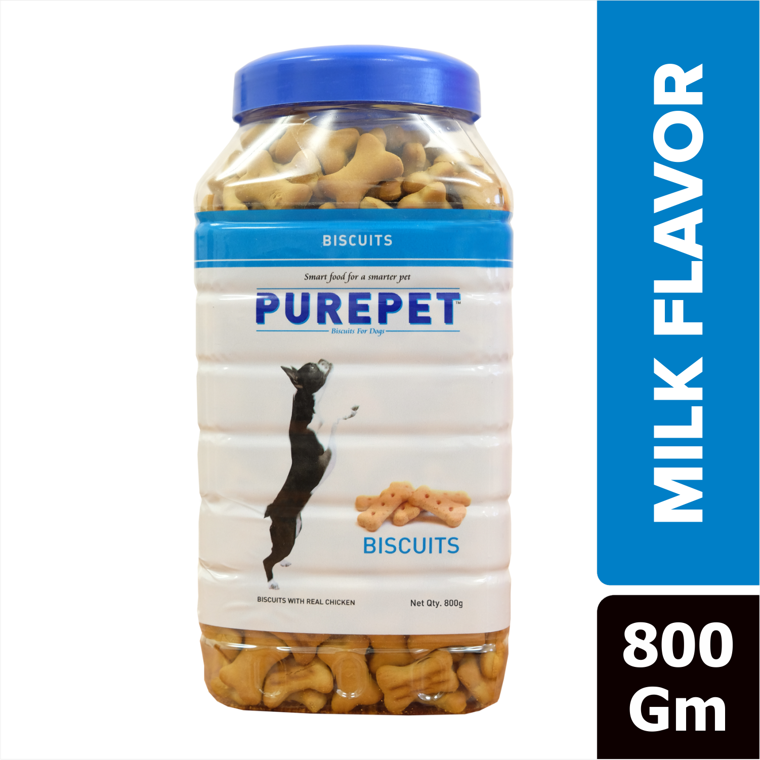 Purepet Biscuit Milk flavour , Dog Treats