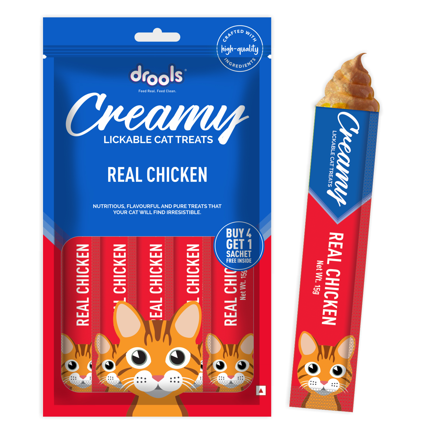 Drools Creamy Lickable Real Chicken