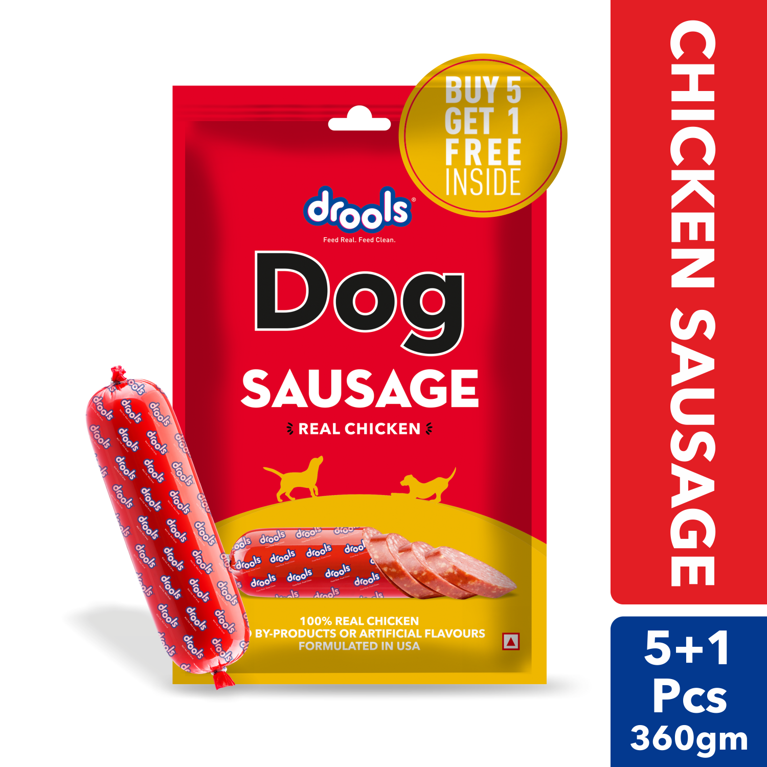 Drools Dog  real Chicken Sausage